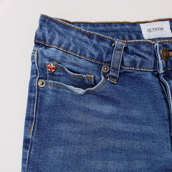 Girl's HUDSON Denim Stretchy Shorts sz 16 - Picture 4 of 8